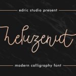 Heluzenut Font Poster 2