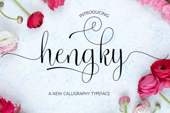 Hengky Font Poster 2