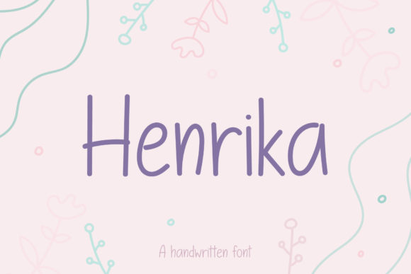 Henrika Font Poster 1