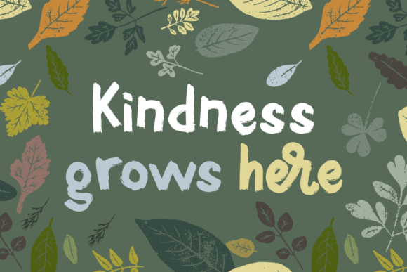 Herbs in Paradise Font Poster 3