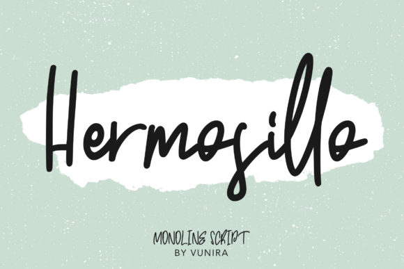 Hermosillo Font Poster 1