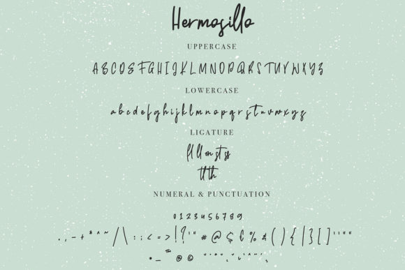 Hermosillo Font Poster 5