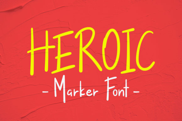 Heroic Font Poster 1