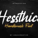 Hessthicc Font Poster 1