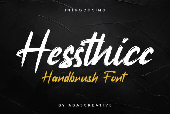 Hessthicc Font