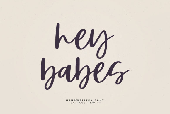 Hey Babes Font Poster 1