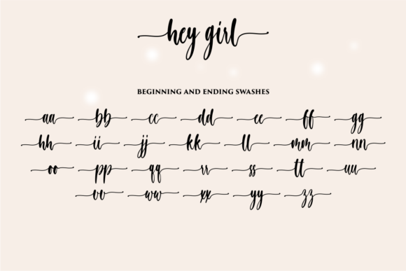 Hey Girl Font Poster 10