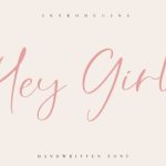 Hey Girls Font Poster 1