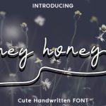 Hey Honey Font Poster 1