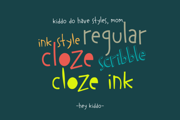 Hey Kiddo Font Poster 3