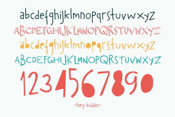 Hey Kiddo Font Poster 6