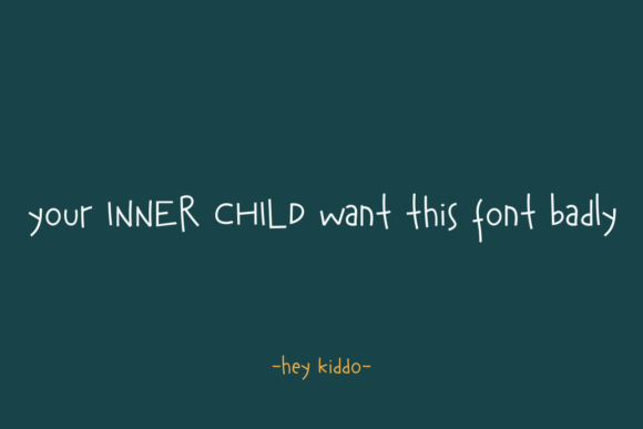 Hey Kiddo Font Poster 7