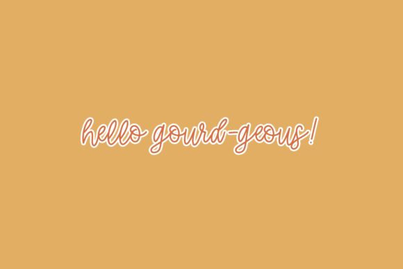 Hey Pumpkin Font Poster 2