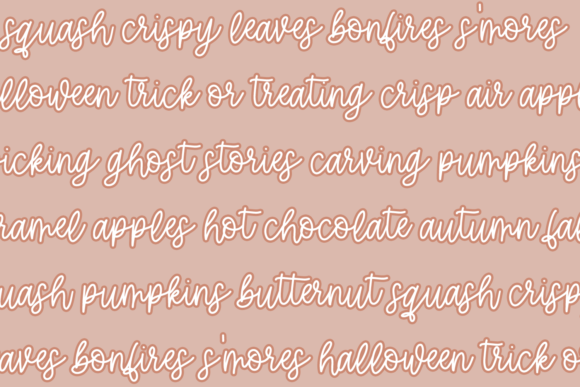 Hey Pumpkin Font Poster 7
