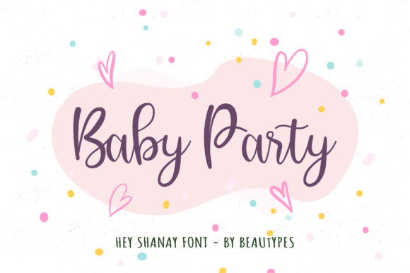 Hey Shanay Font Poster 2
