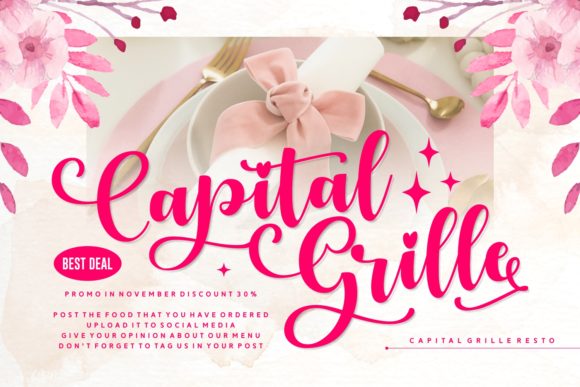 Hey Valenta Font Poster 4