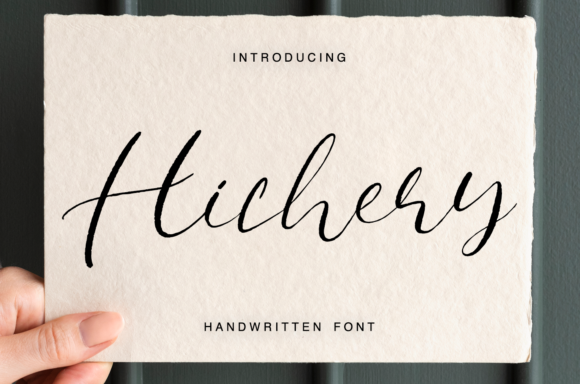Hichery Font Poster 1