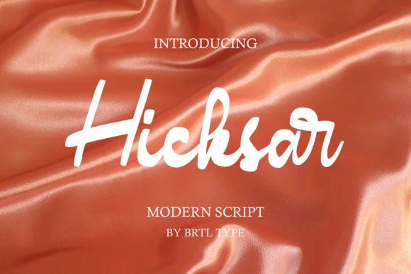 Hicksar Font Poster 1