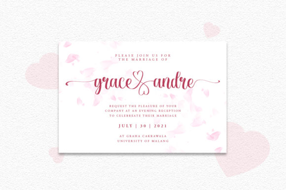 Hidden Love Font Poster 2