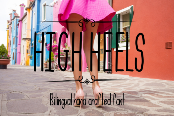 High Heels Font Poster 1