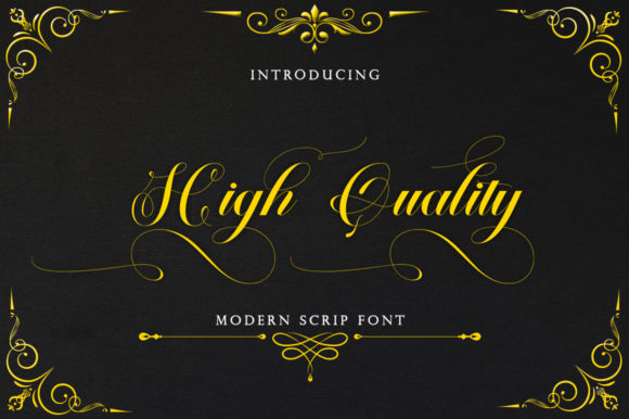 High Quality Font