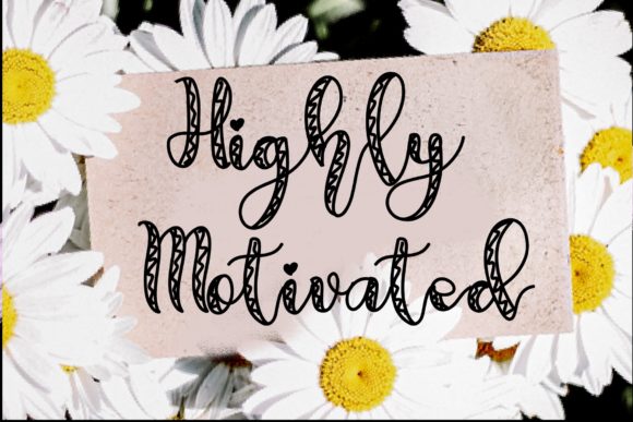 Highly Motivated Font