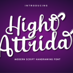 Hight Attrida Font Poster 1