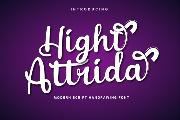 Hight Attrida Font Poster 1