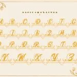 Higlandmonogram Font Poster 4