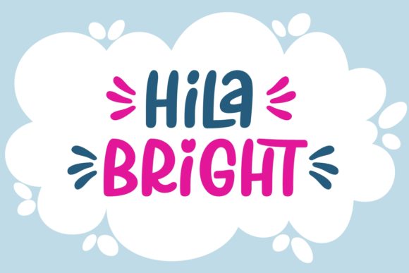 Hila Bright Font Poster 1