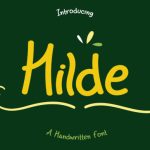 Hilde Font Poster 1