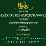 Hilde Font Poster 3