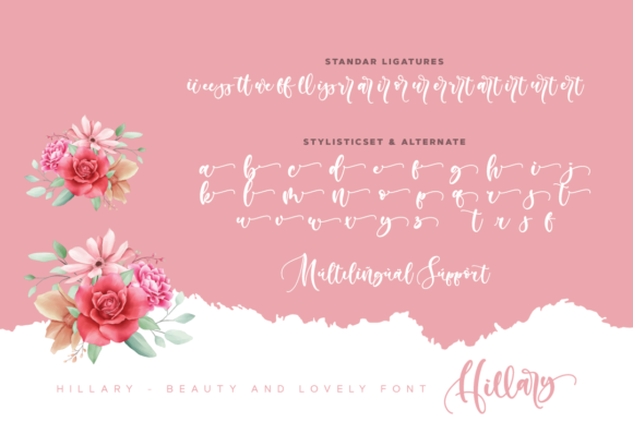 Hillary Font Poster 10