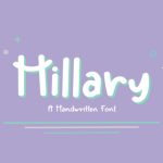 Hillary Font Poster 1
