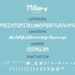 Hillary Font Poster 3