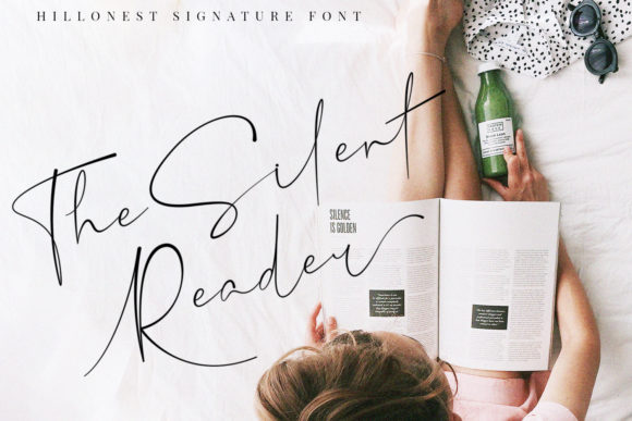 Hillonest Signature Font Poster 2