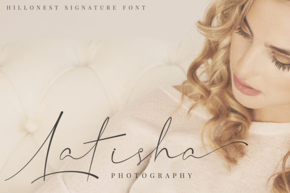 Hillonest Signature Font Poster 8