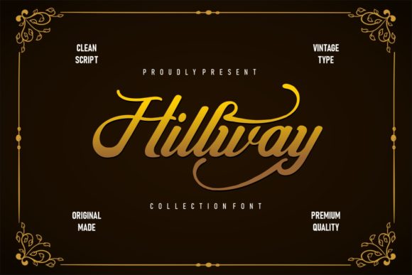 Hillway Font Poster 1