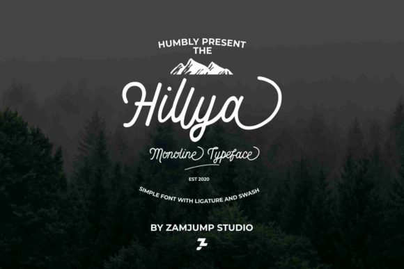 Hillya Font Poster 1