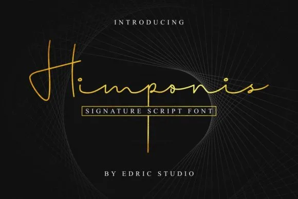 Himponis Font Himponis Font Poster 1