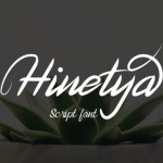 Hinetya Font Poster 1