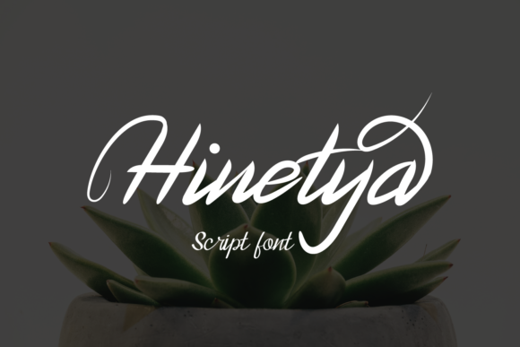 Hinetya Font Poster 1