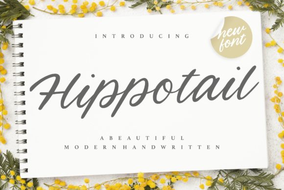 Hippotail Font Poster 1