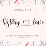 History Love Font Poster 1