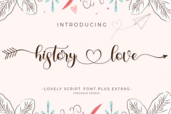 History Love Font Poster 1