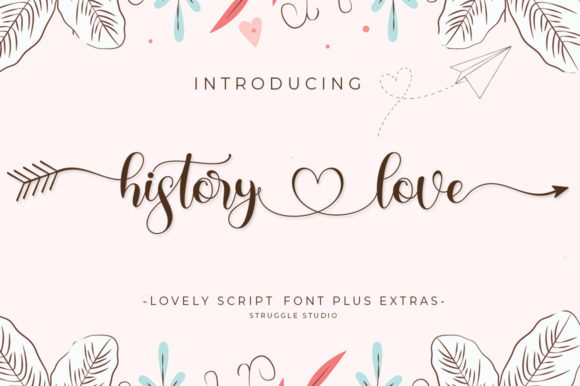 History Love Font