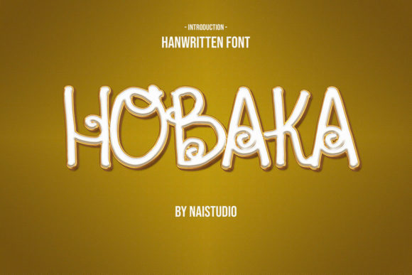 Hobaka Font Poster 1