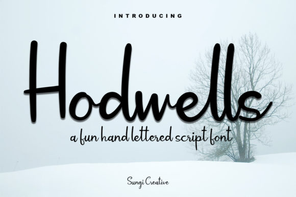 Hodwells Font Poster 1