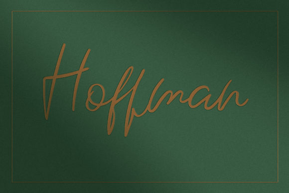 Hoffman Font Poster 2
