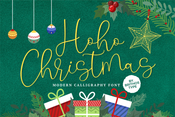 Hoho Christmas Font Poster 1